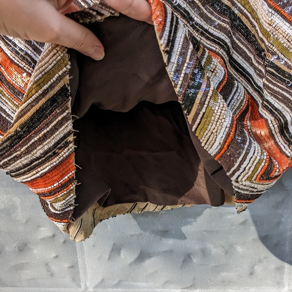 Carolina Herrera Beaded Sequin Sample Skirt - Picture 6 of 10